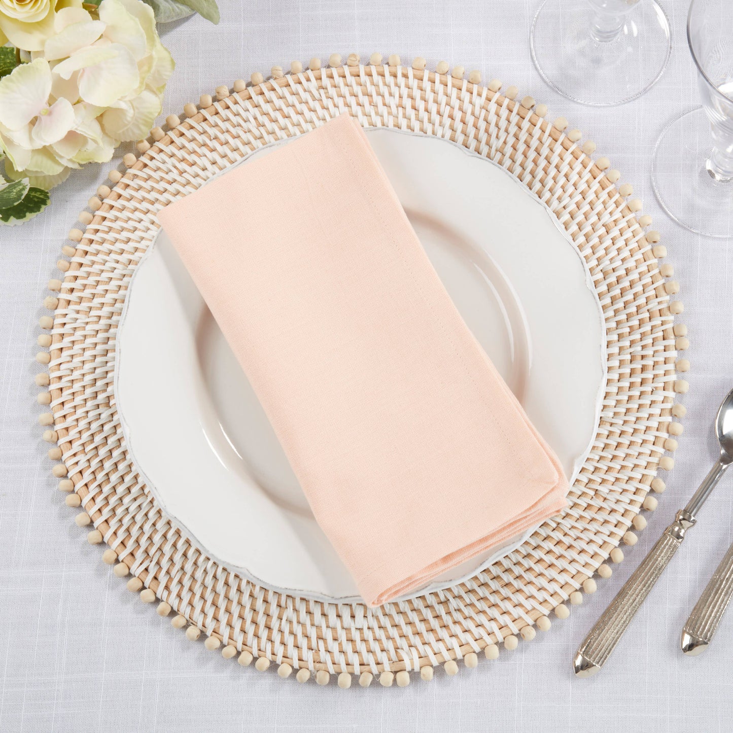 Cotton Solid Color Table Napkins