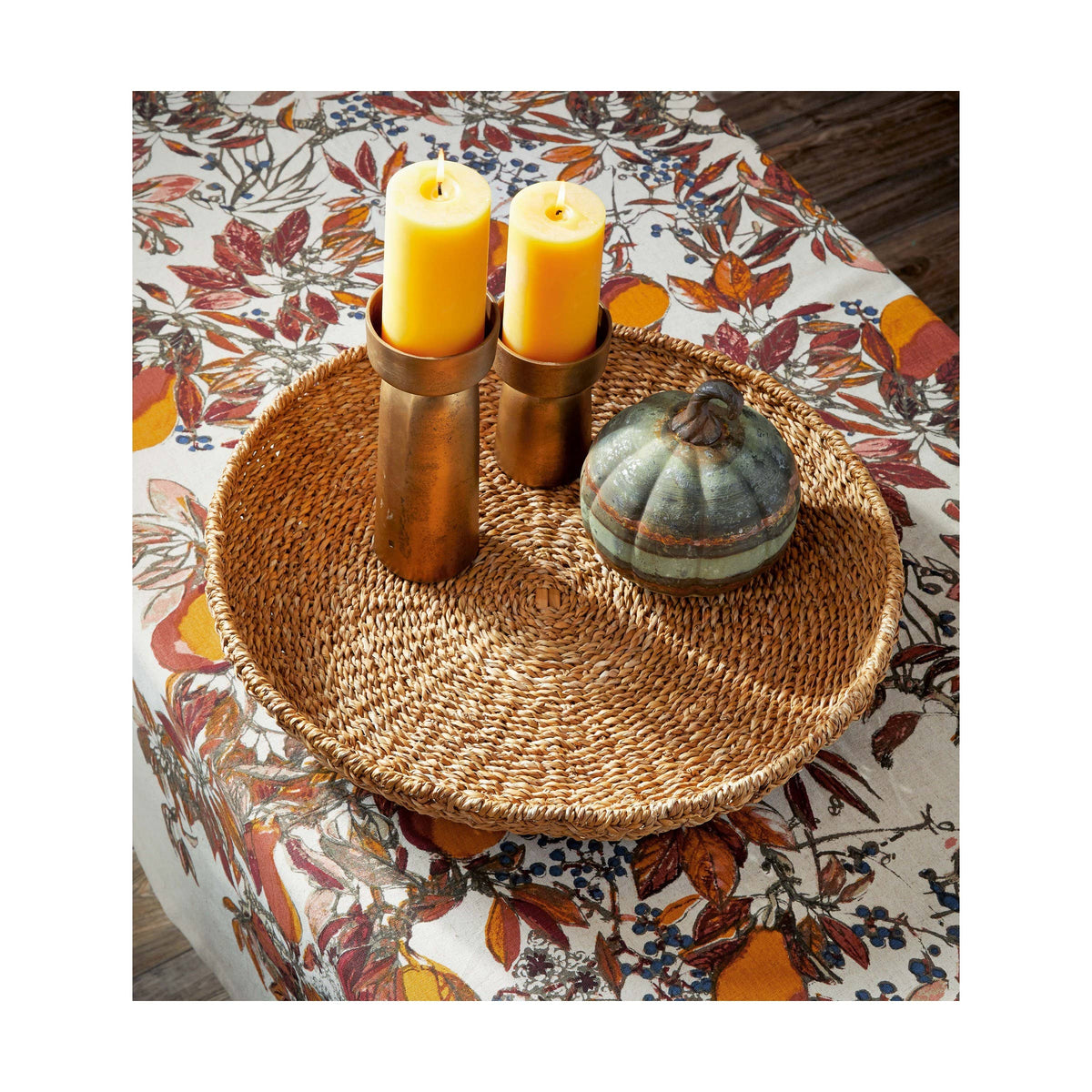 Seagrass Round Tray