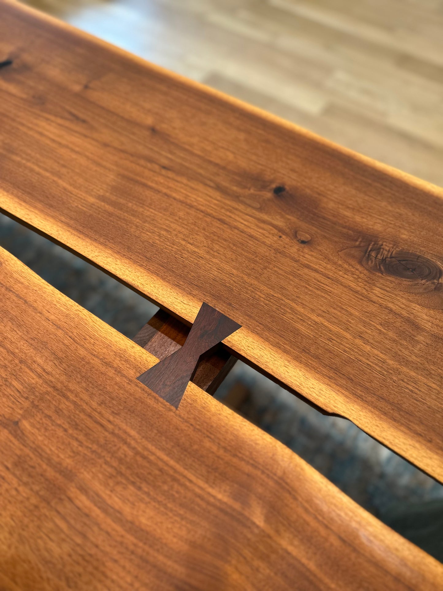 Live Edge Walnut Dining Table