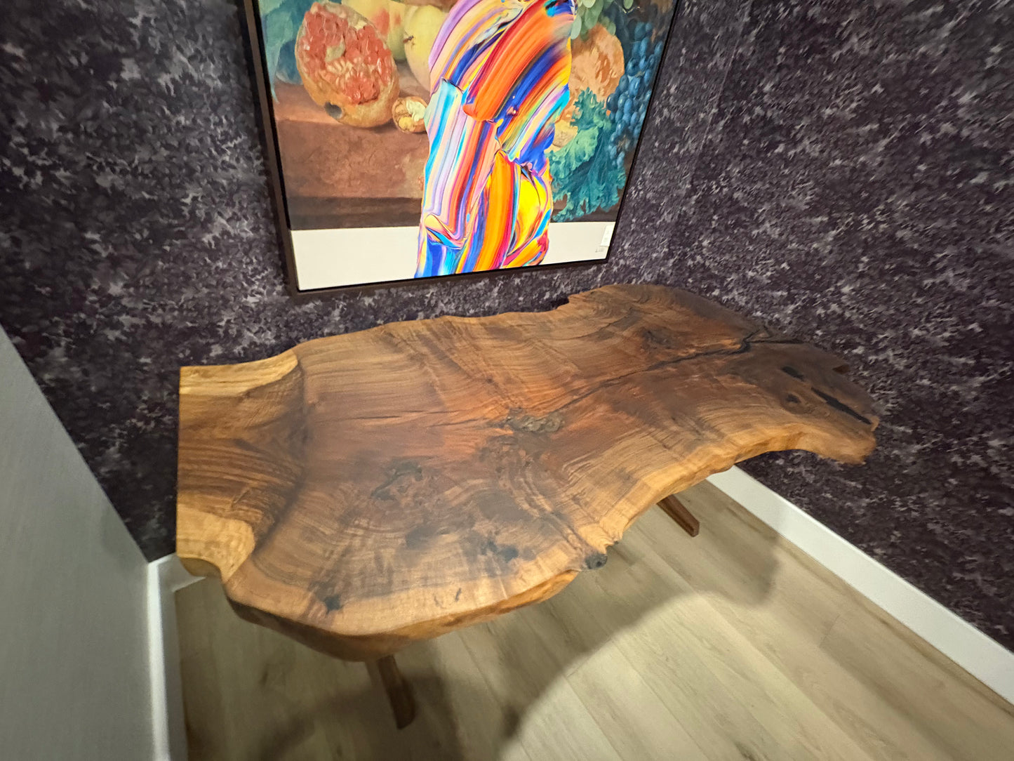 Claro Walnut Live Edge Table