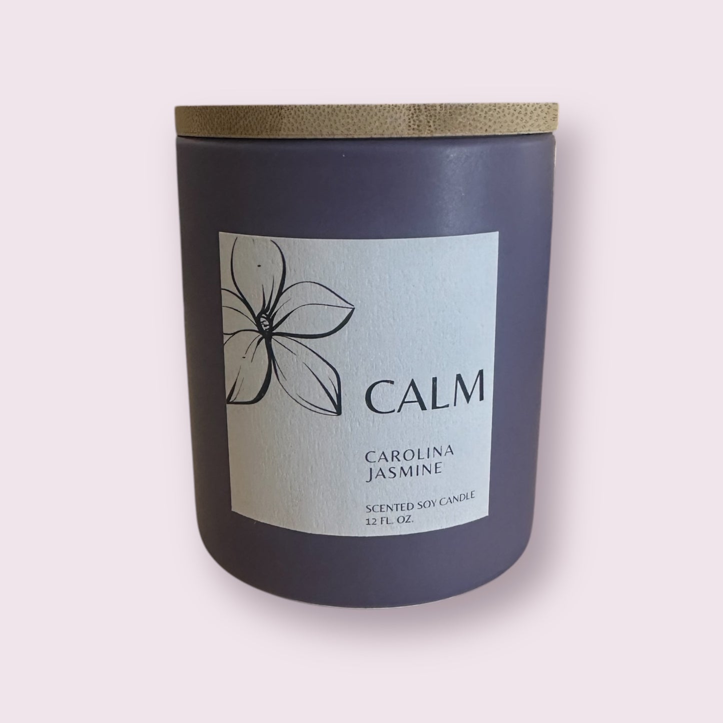 Carolina Jasmine's Custom Scent of CALM Soy Candle
