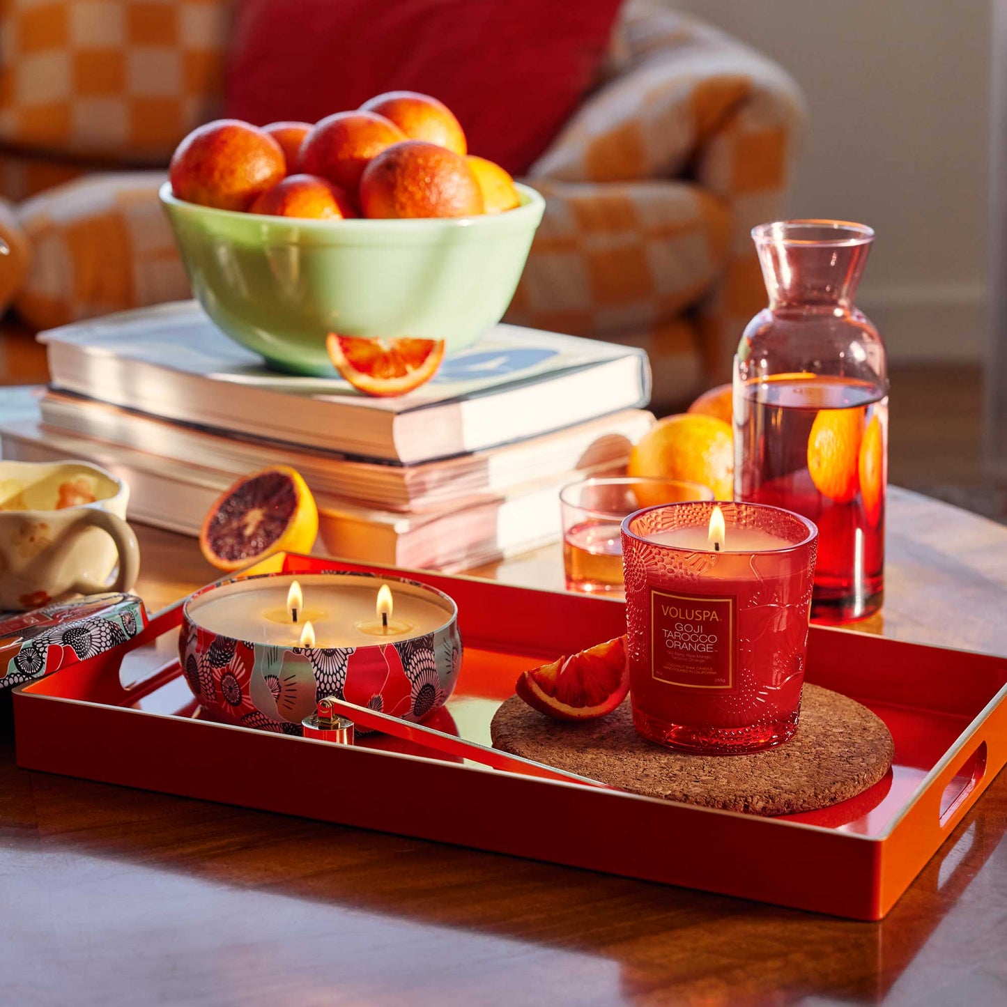 Voluspa Goji Tarocco Orange Candle