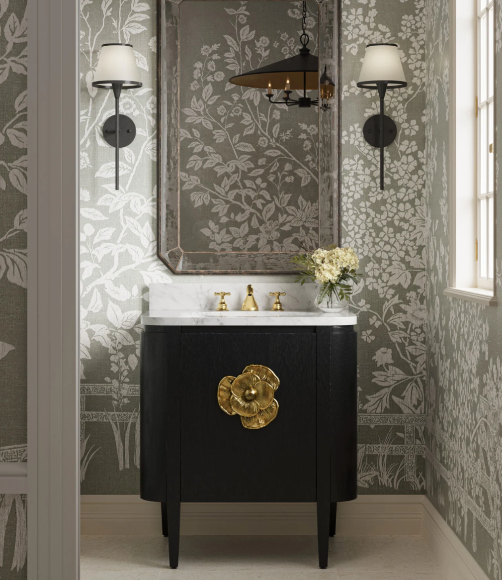 Antiqued Rectangular Mirror