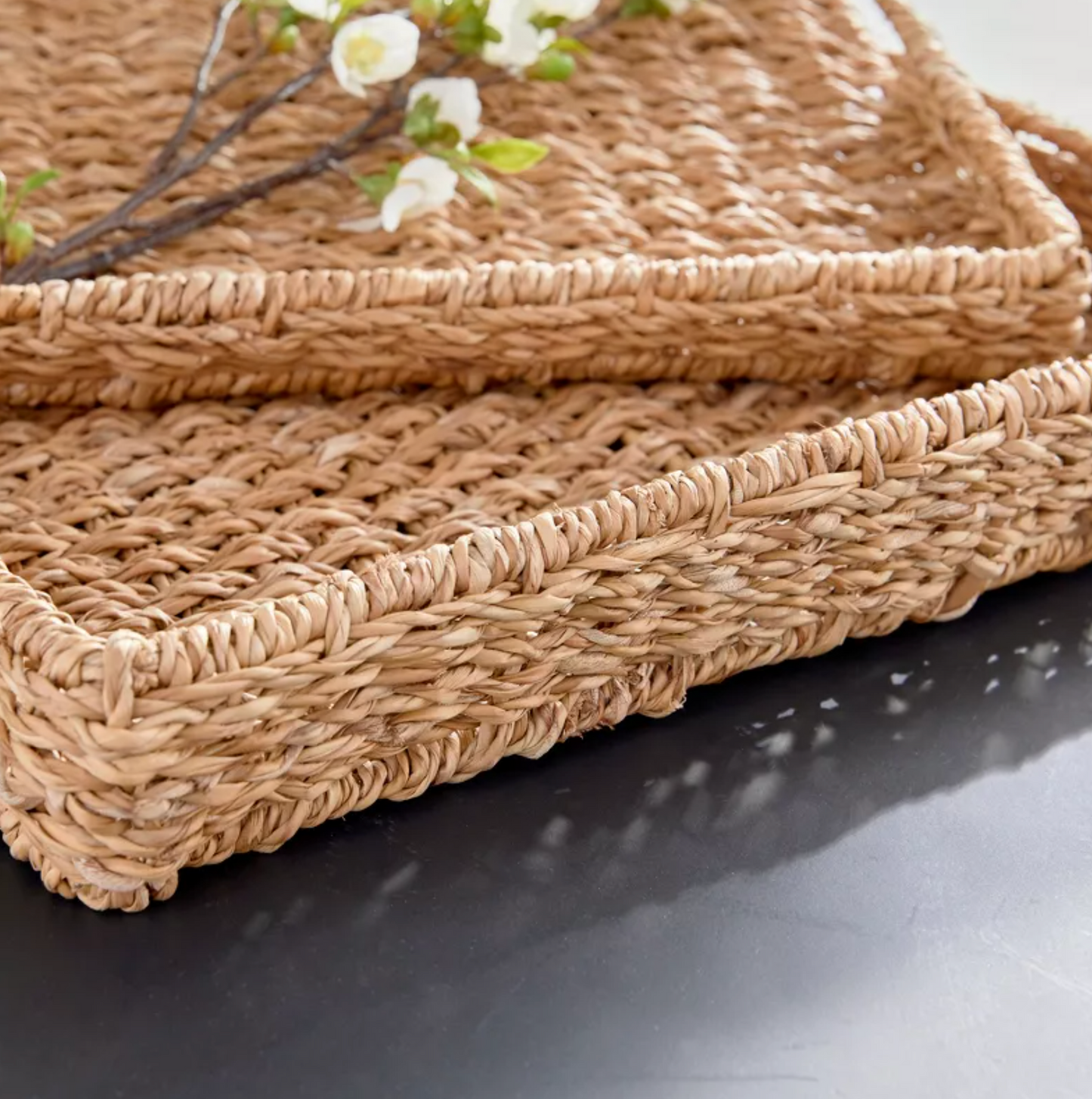 Seagrass Square Tray