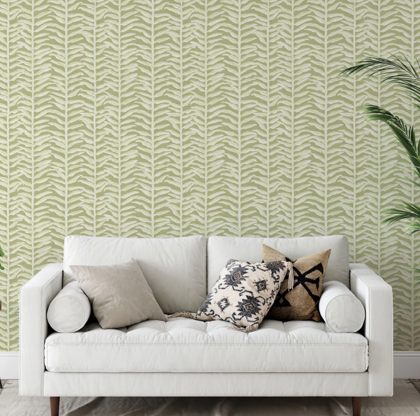 Painted Vine Peel and Stick Wallpaper