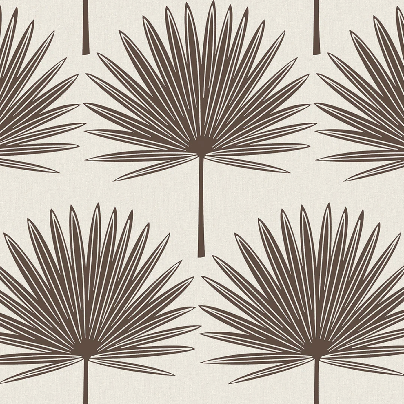 Stamped Palm Peel and Stick Wallpaper