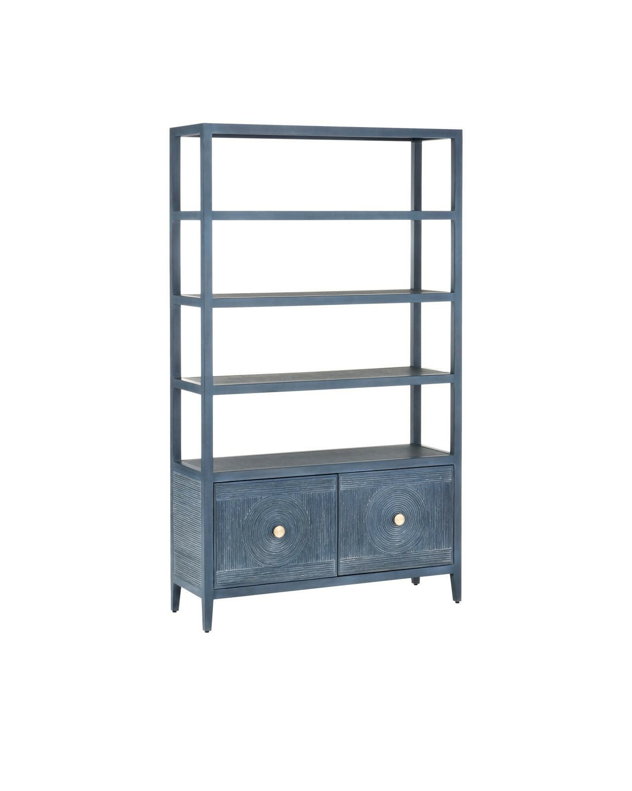 Santos Vintage Navy Storage Shelving Unit