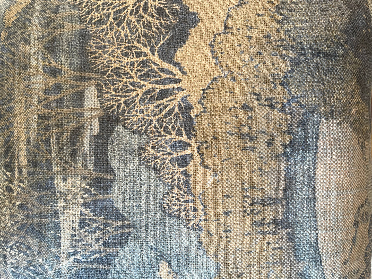 Claudine Landscape Throw Pillow with Feather Insert