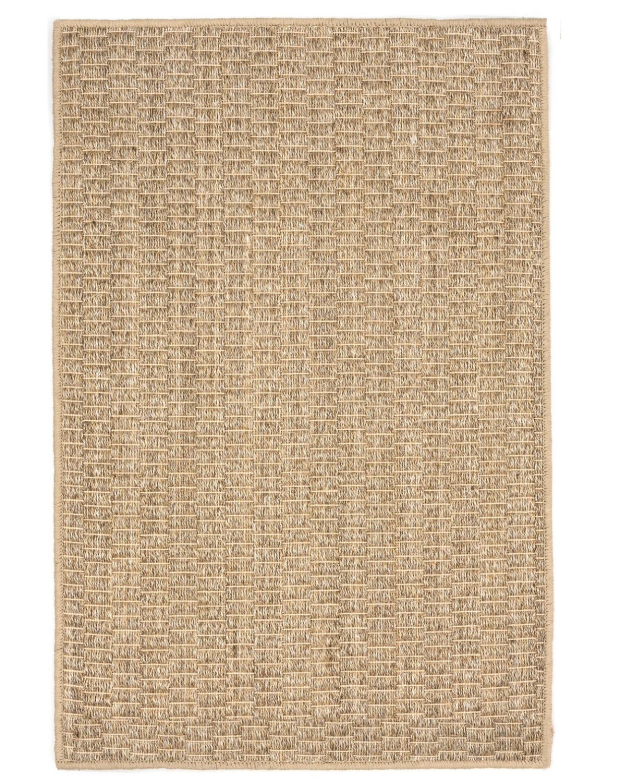 Annie Selke Wicker Natural sisal and jute rug with woven texture.