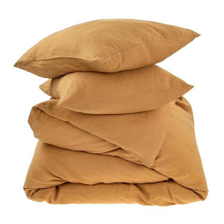 Reverie Duvet Set, Curry
