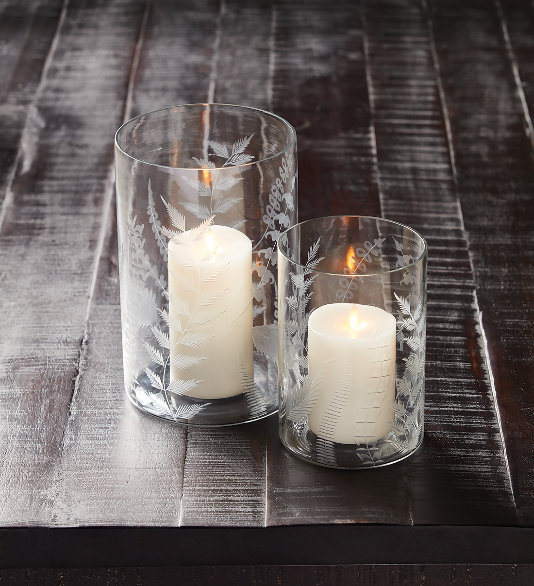 Moving Flame Indoor Pillar, 3" x 8"