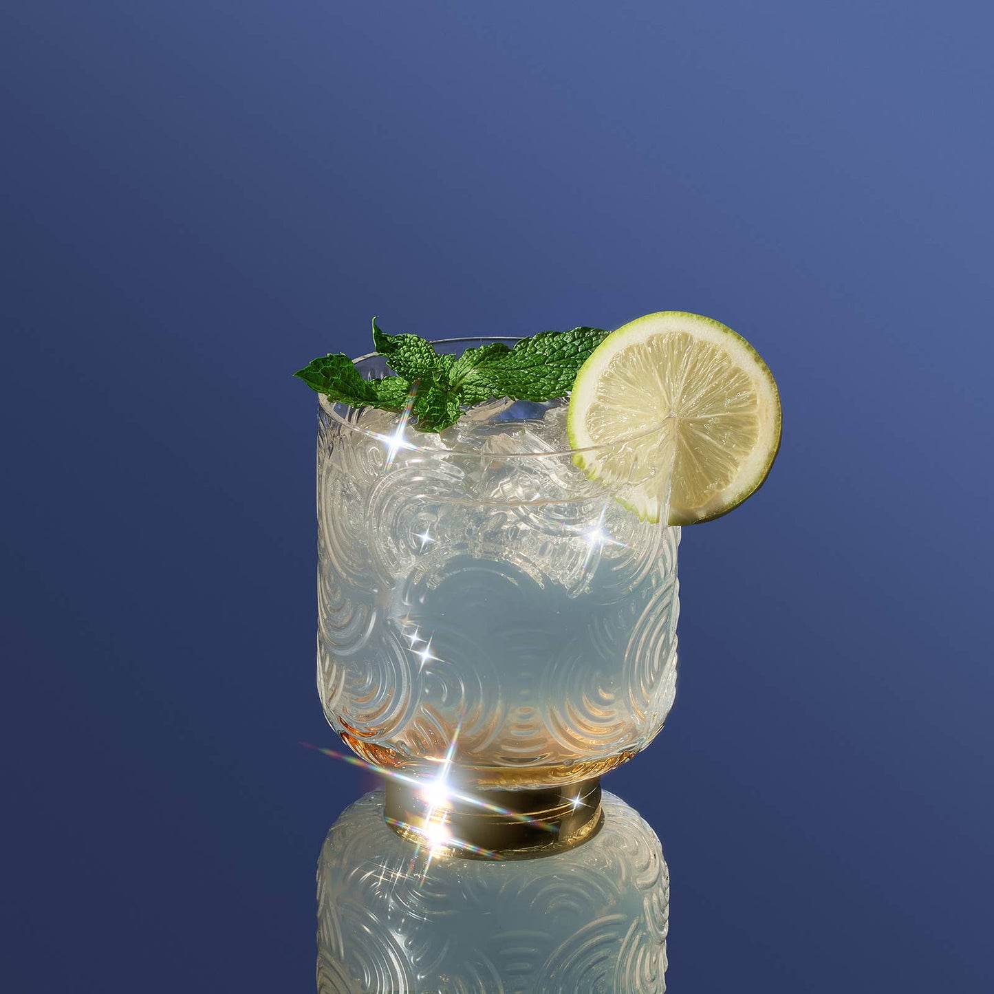 Gatsby Lowball Drinking Glasses, Set of 2