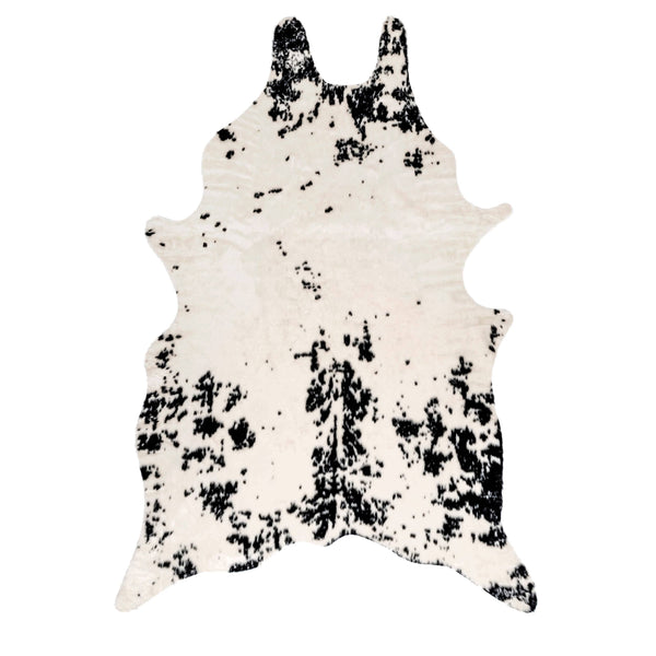 Faux Cowhide Washable Area Rug