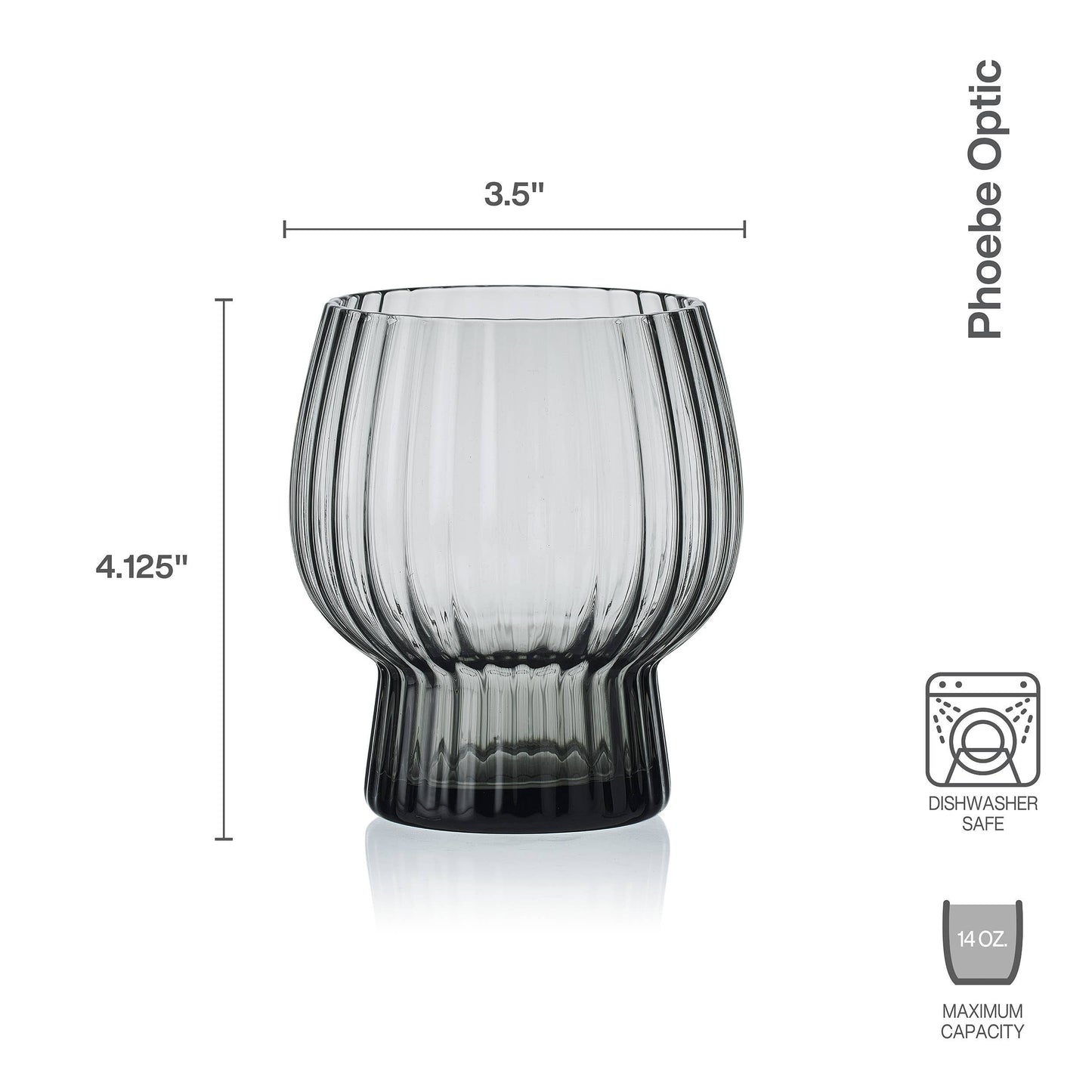 Mikasa Phoebe Smoke Set of 4