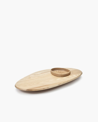 Wood Serving Dish & Bowl