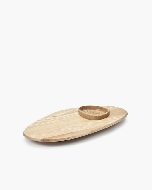 Wood Serving Dish & Bowl