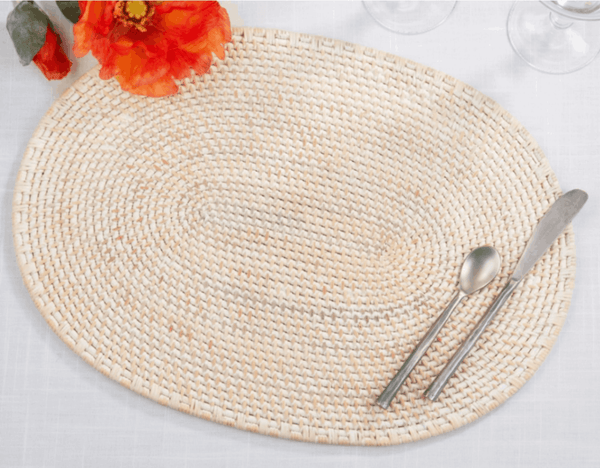 Rattan Oval Placemat