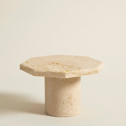 Tiered Travertine Stands, Set of 3