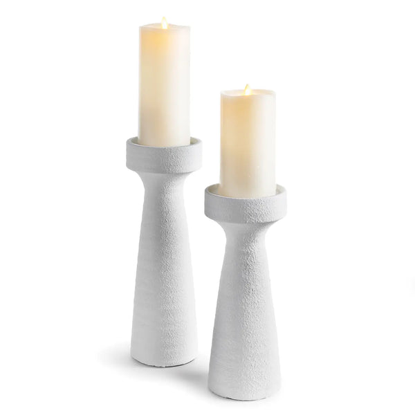 White Colton Candlestand - Tall