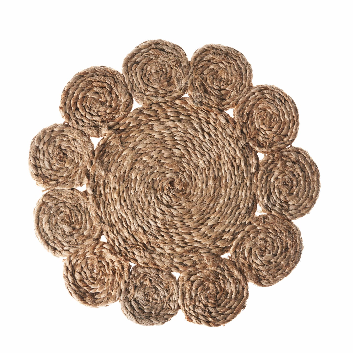 Sunshine Braided Jute Placemat