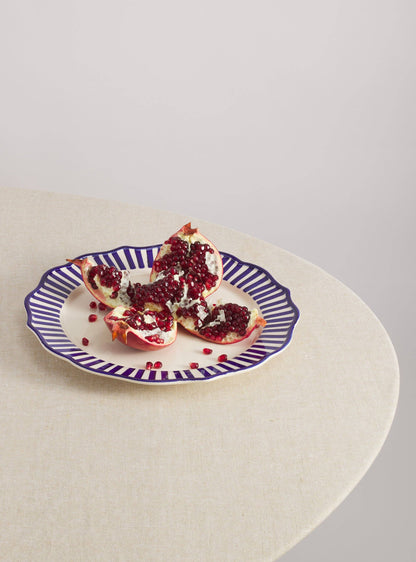 Riviera Hand-Painted Round Platter