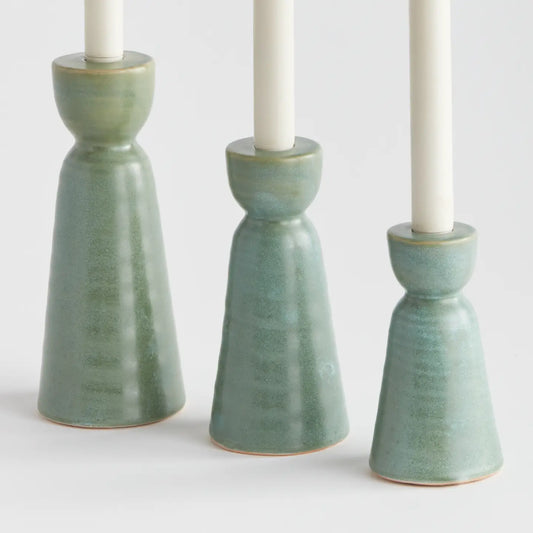 Libbey Taper Holders Set of 3
