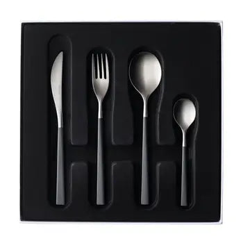 Fuse Flatware Set, Gray
