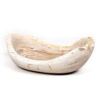 Petrified Oval Wood Bowl
