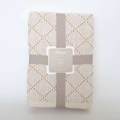 Diamond Stitch Euro Sham Set