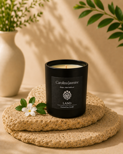 Carolina Jasmine's Custom Scent of LAND Soy Candle