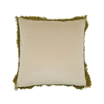 Velvet Fringe Throw Pillow