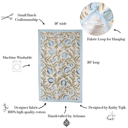 Block Print Tea Towel