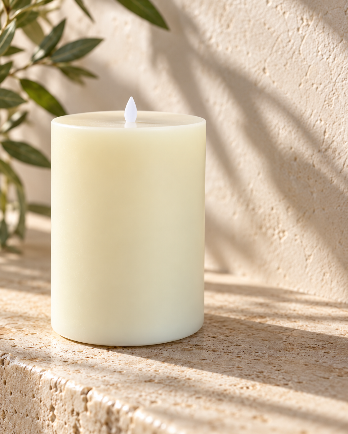 Basic Flameless Candle 5" x 8"