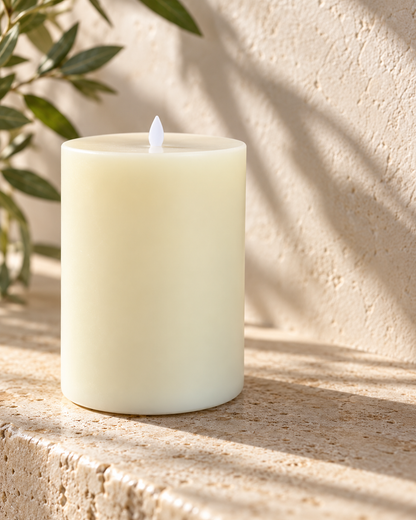 Basic Flameless Candle 5" x 8"