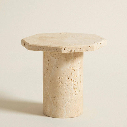 Tiered Travertine Stands, Set of 3