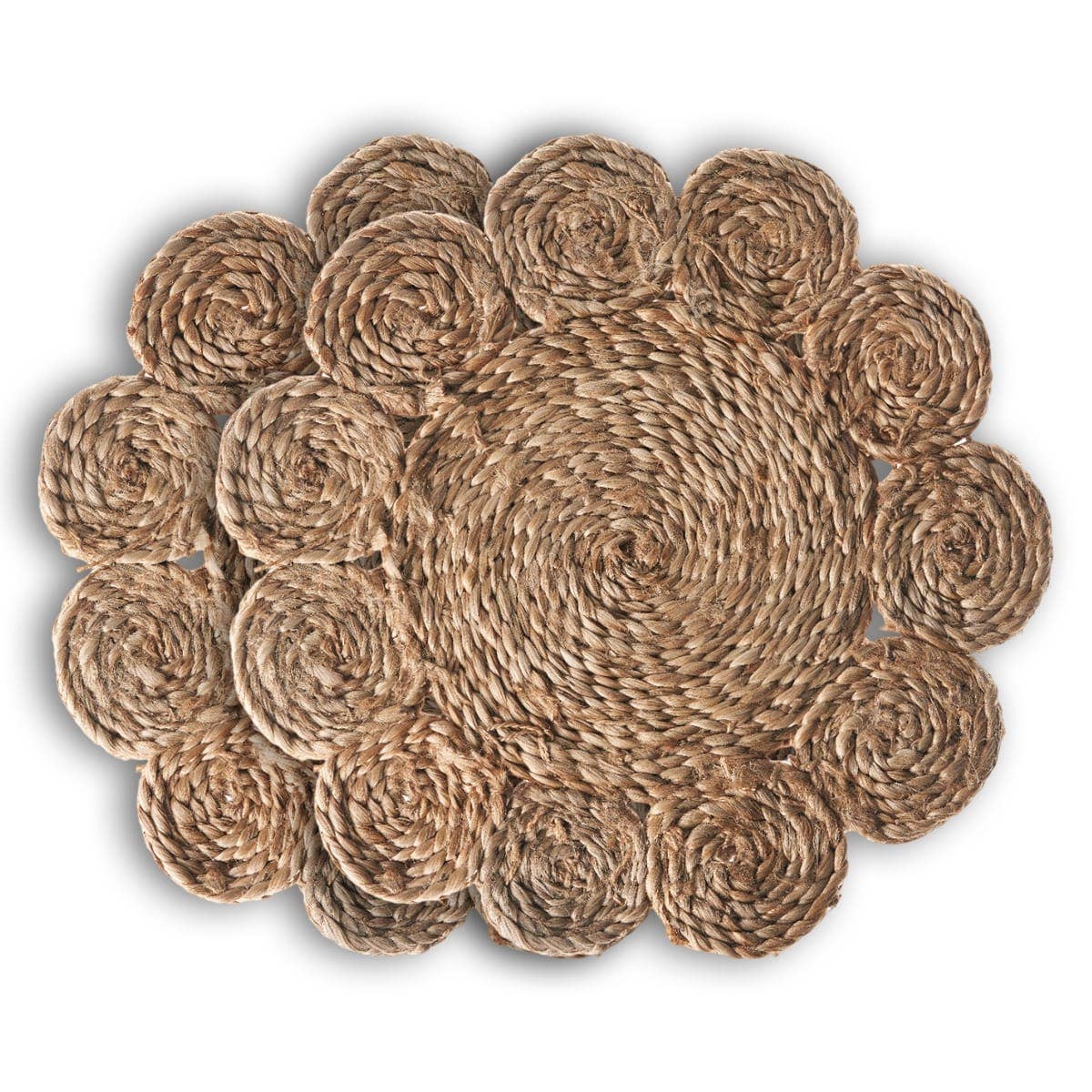 Sunshine Braided Jute Placemat