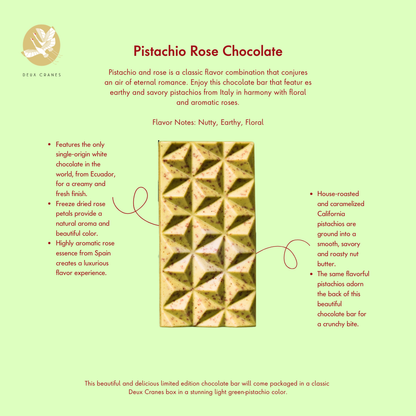 Pistachio Rose Chocolate
