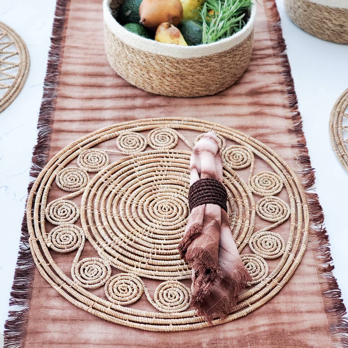 Handmade Tie Dye Napkin, Set of 4
