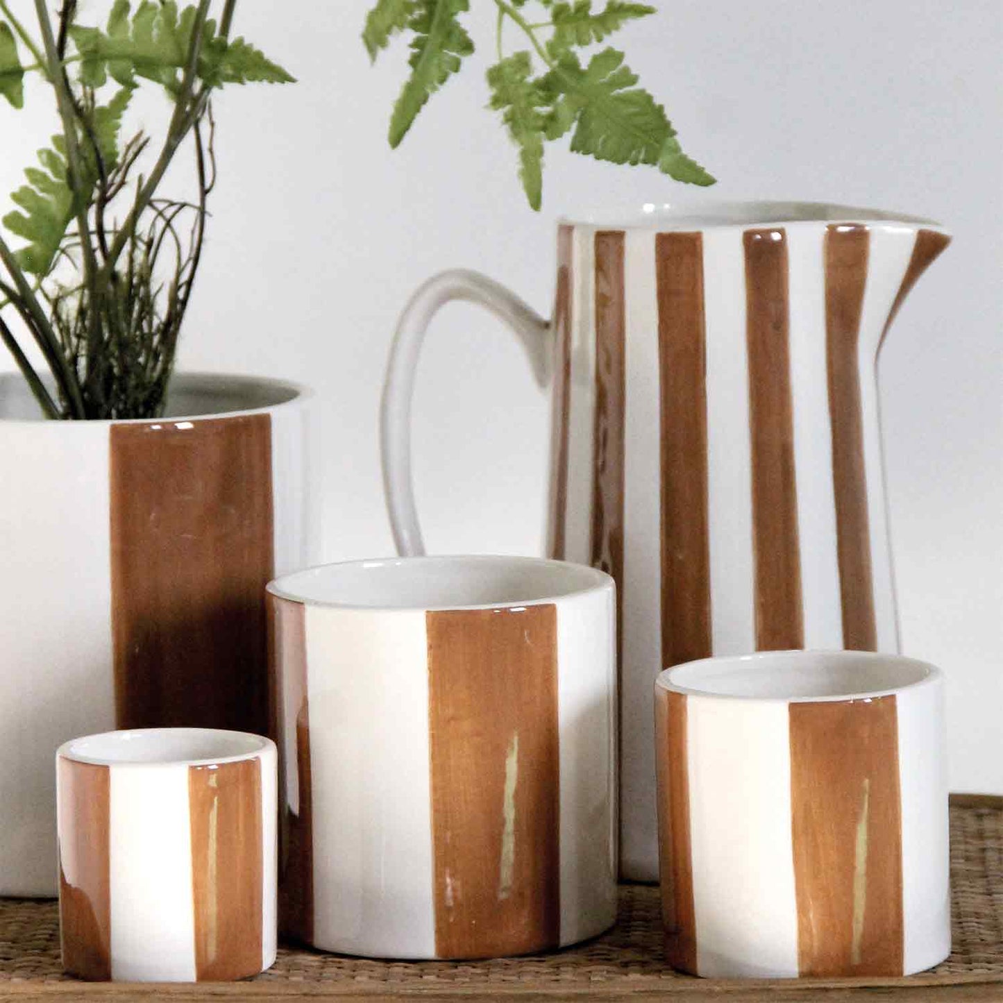 Striped Pitcher, Ochre