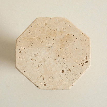 Tiered Travertine Stands, Set of 3