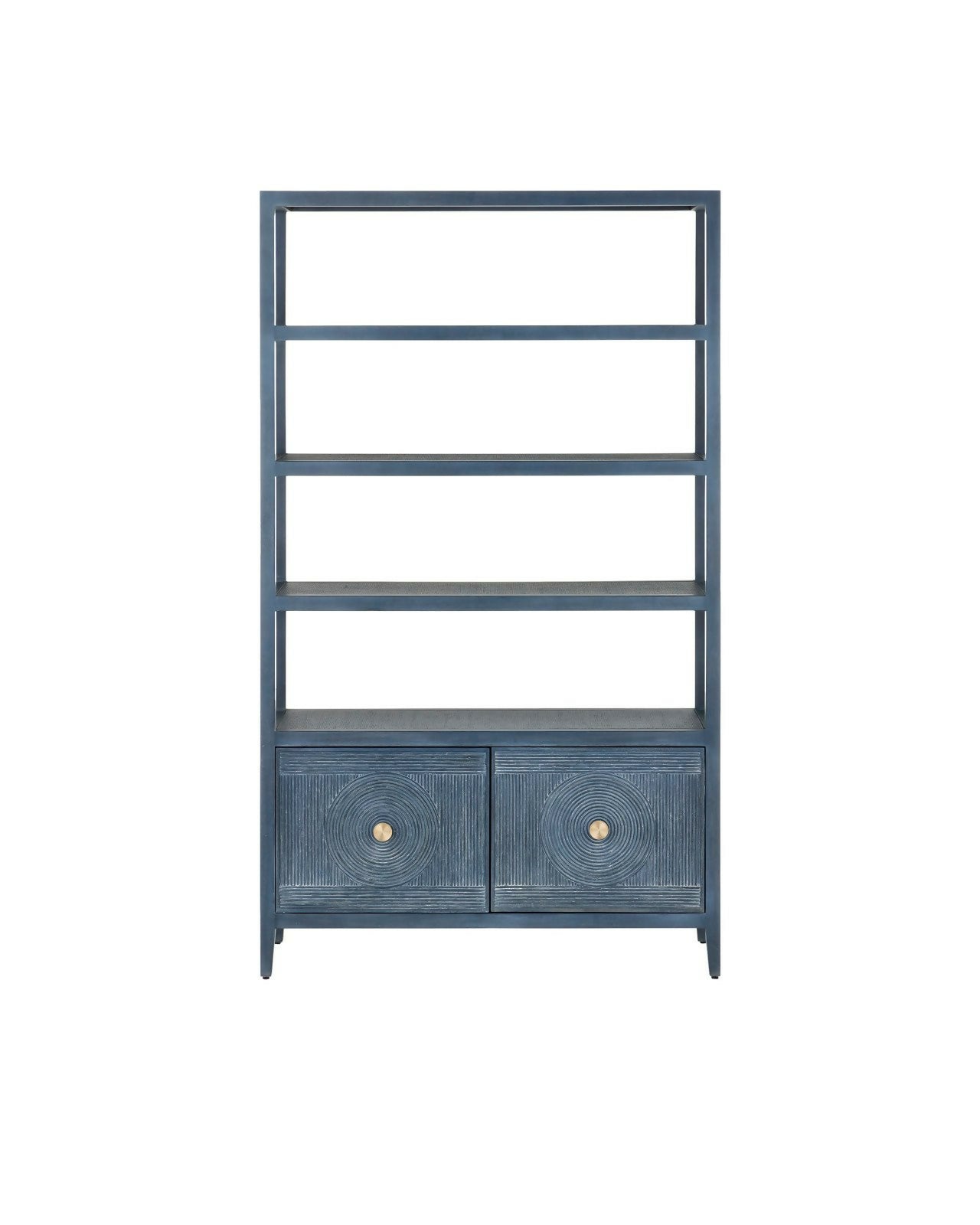 Santos Vintage Navy Storage Shelving Unit