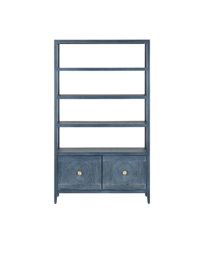 Santos Vintage Navy Storage Shelving Unit