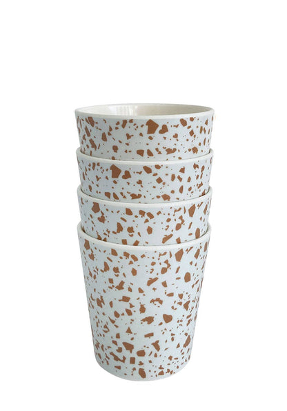 Terrazzo Cup Mauve, Set of 4