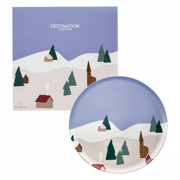 Destination Montagne Round Shared Plate