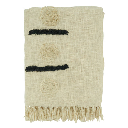 Dash Dot Tufted Throw