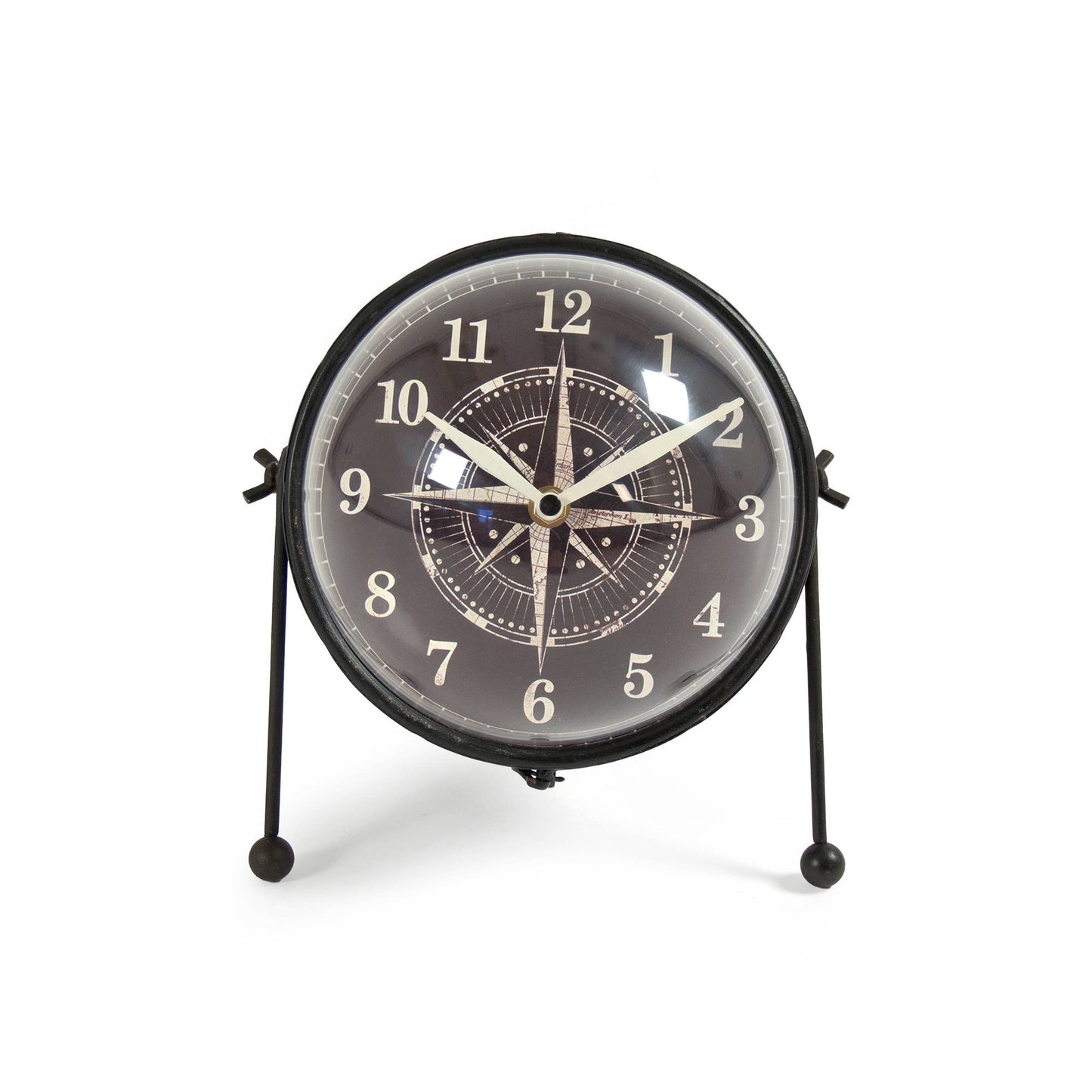 Black Round Iron Clock