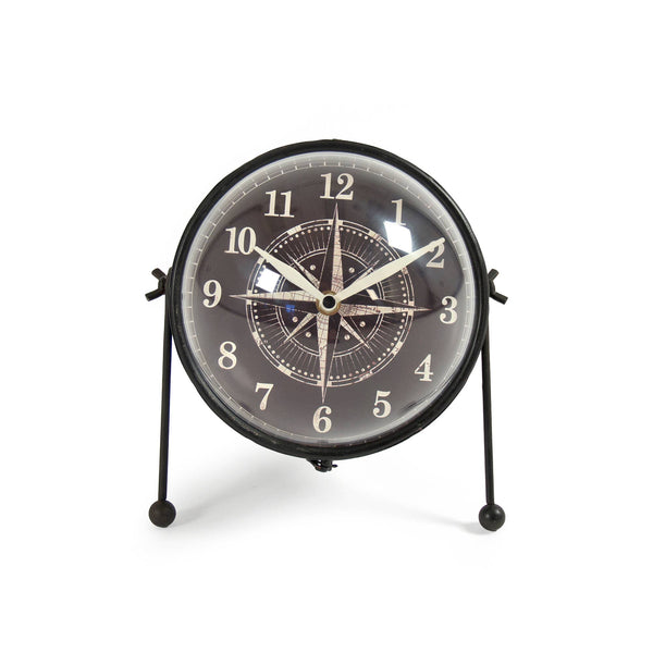 Black Round Iron Clock