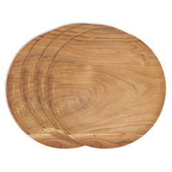 Wood Charger - Natural (Mango)