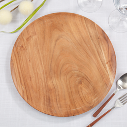 Wood Charger - Natural (Mango)