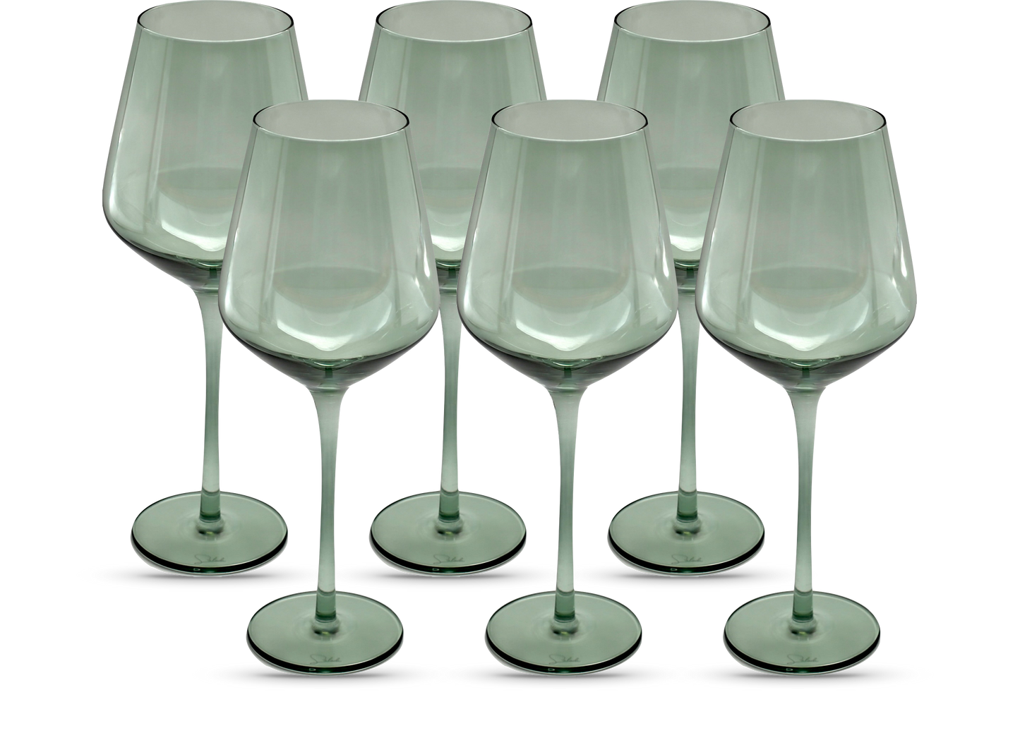 Light Blue Sea Color Wine Glasses